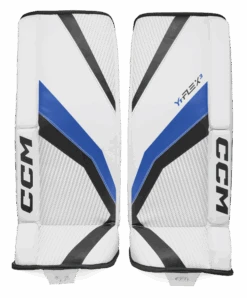CCM YTFLEX 3 Youth Goalie Pads -Hockey Supremacy GPYFX3 WHTRYL 01